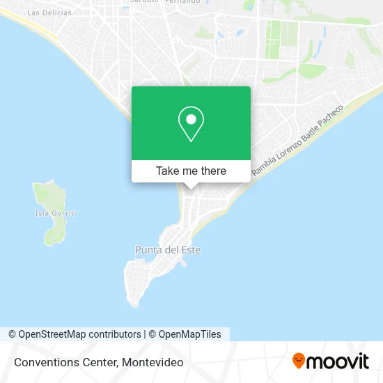 Conventions Center map