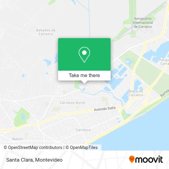 Santa Clara map