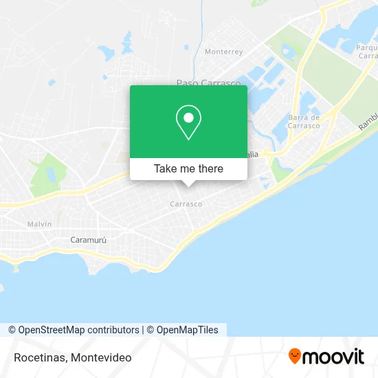 Rocetinas map