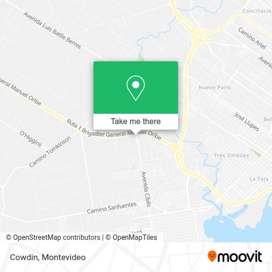 Cowdin map