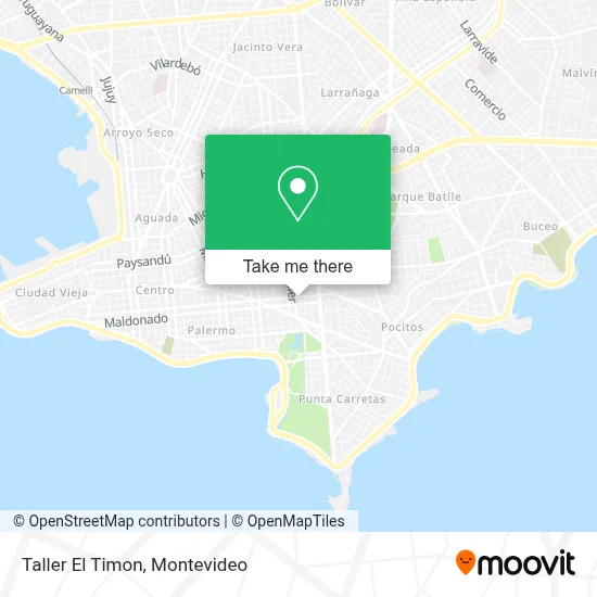 Taller El Timon map