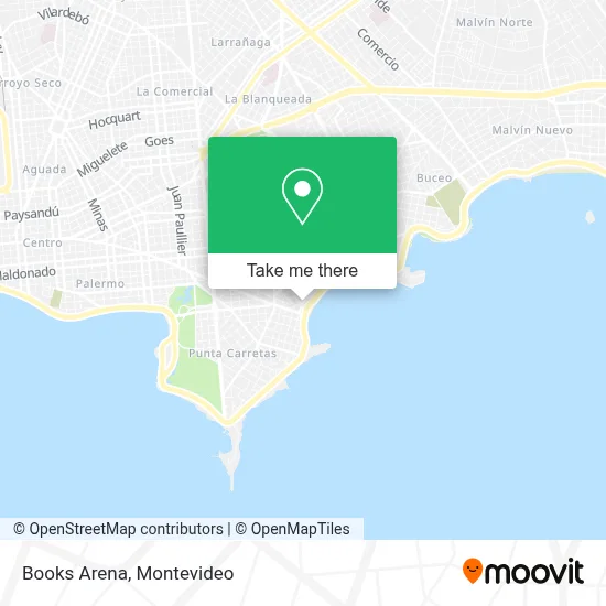 Books Arena map