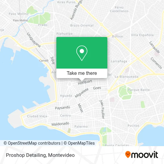 Proshop Detailing map