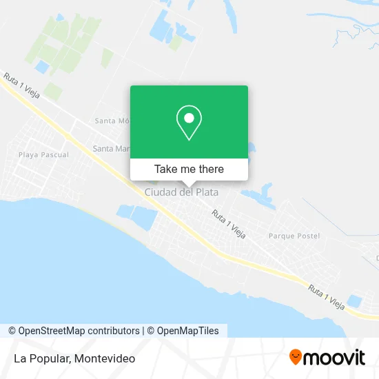 La Popular map
