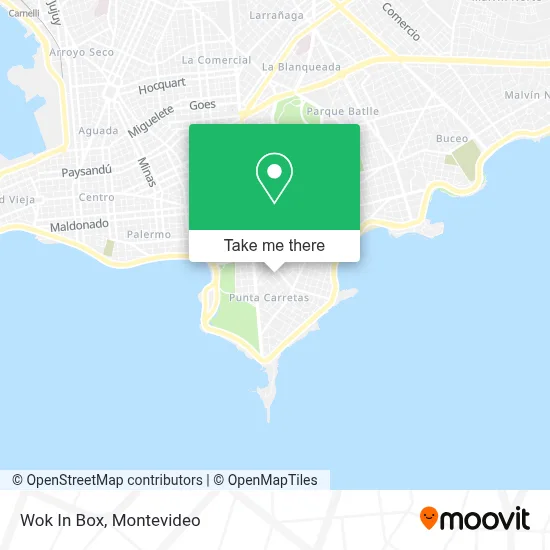 Wok In Box map
