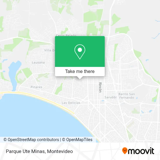 Parque Ute Minas map