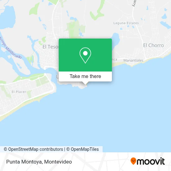 Punta Montoya map