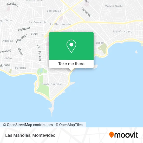 Las Manolas map