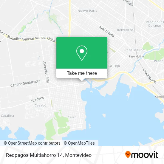 Redpagos Multiahorro 14 map