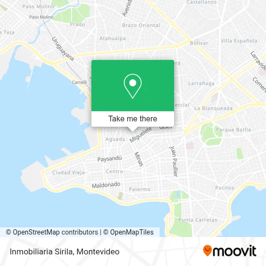 Inmobiliaria Sirila map