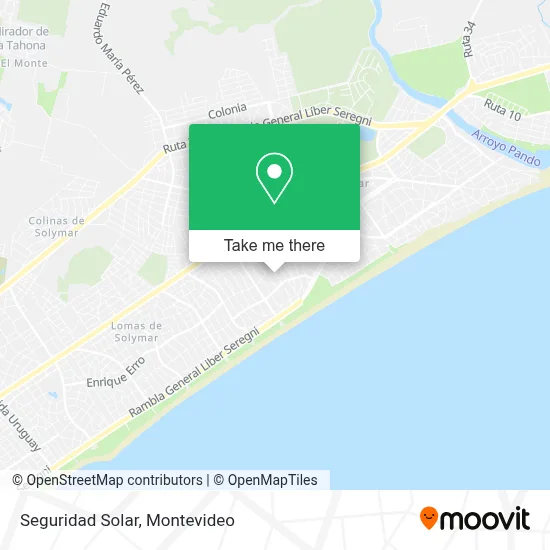 Seguridad Solar map
