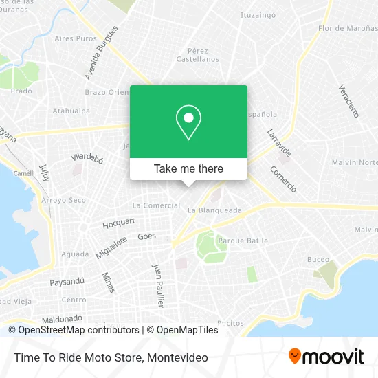 Time To Ride Moto Store map