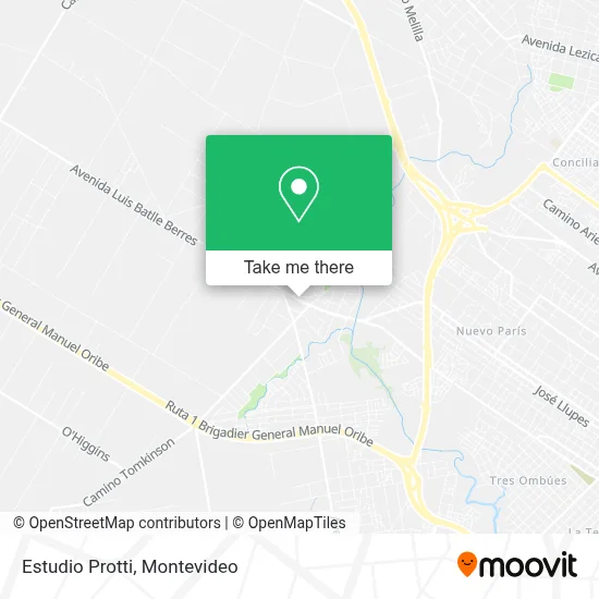 Estudio Protti map