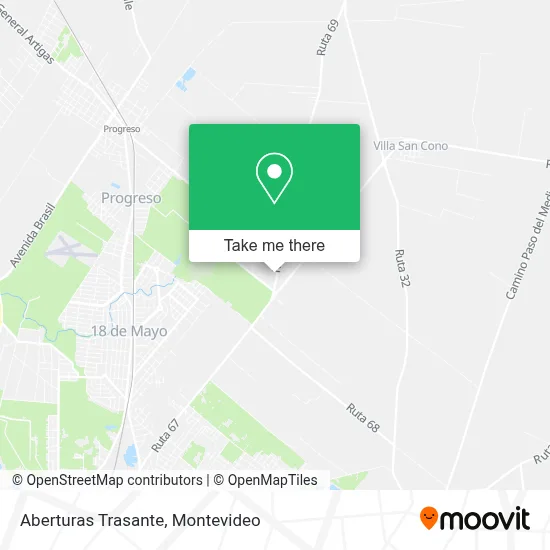 Aberturas Trasante map