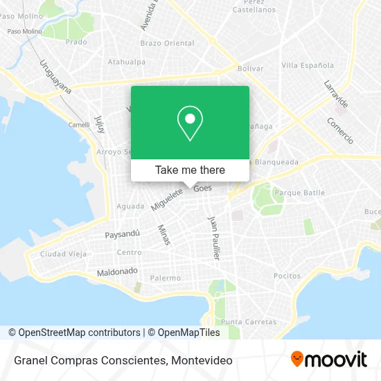 Granel Compras Conscientes map