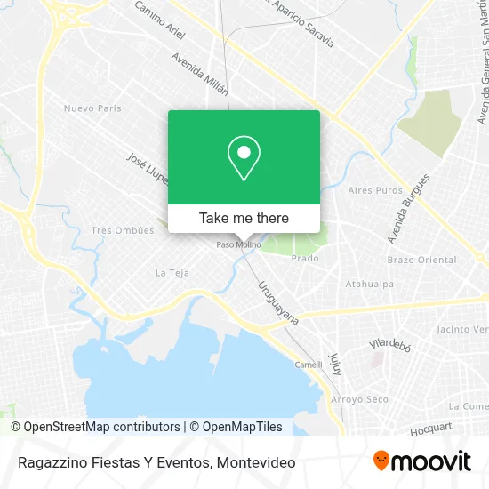 Ragazzino Fiestas Y Eventos map