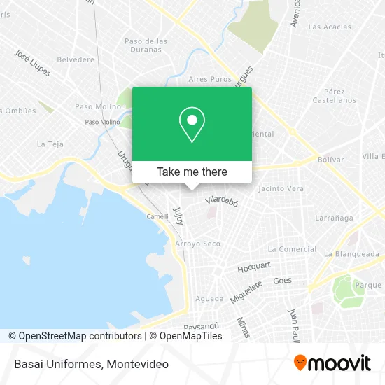 Basai Uniformes map