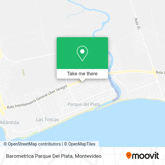 Barometrica Parque Del Plata map