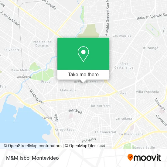 M&M Isbo map