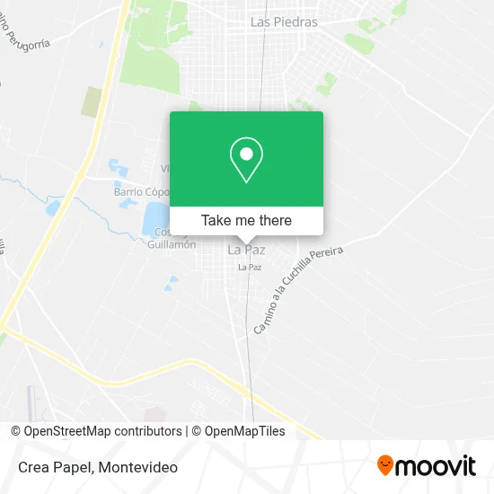 Crea Papel map