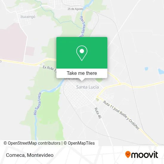 Comeca map