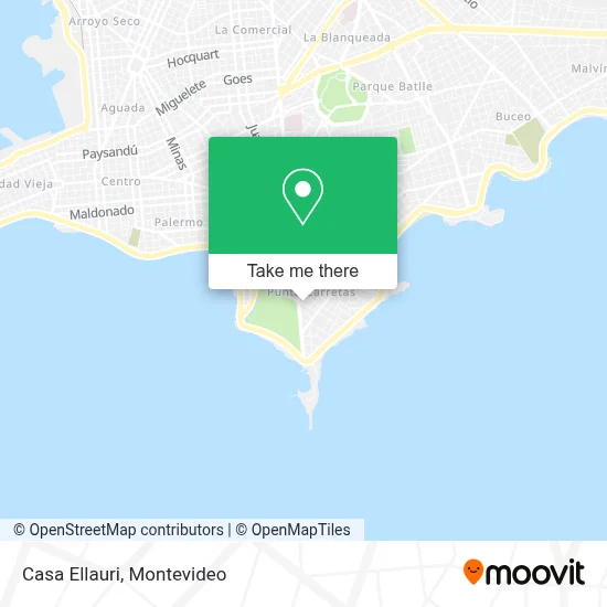 Casa Ellauri map