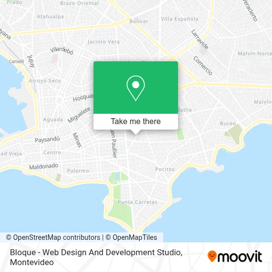 Bloque - Web Design And Development Studio map