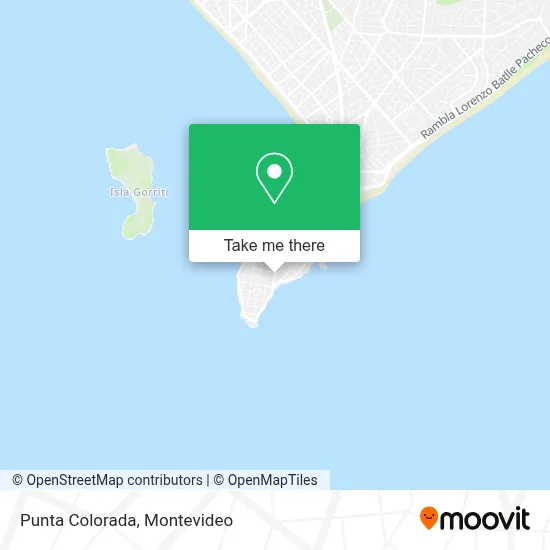 Punta Colorada map