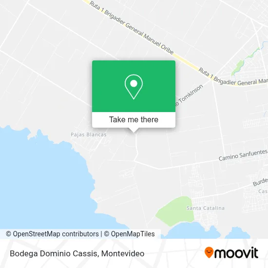 Bodega Dominio Cassis map