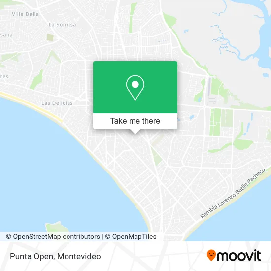 Punta Open map