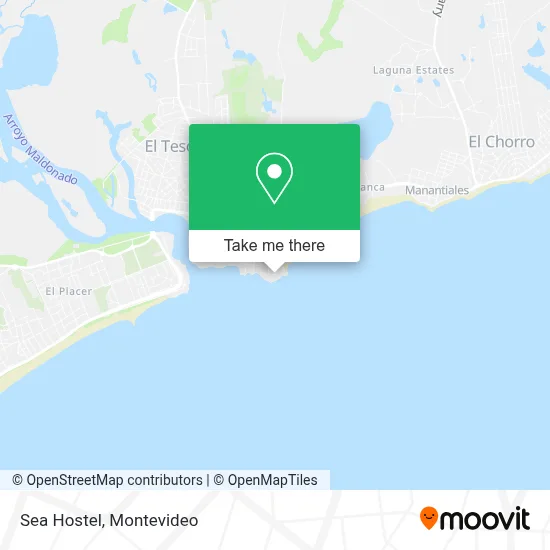 Sea Hostel map