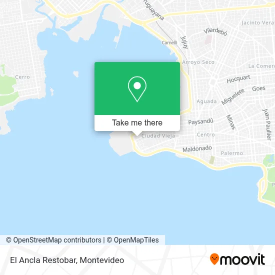 El Ancla Restobar map