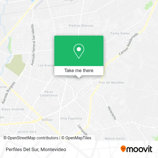 Perfiles Del Sur map