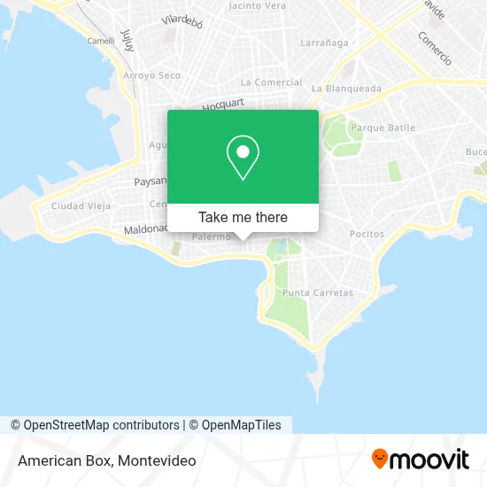 American Box map