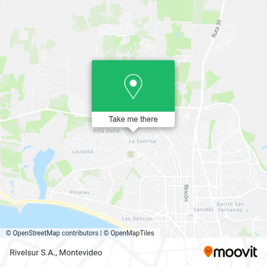 Rivelsur S.A. map