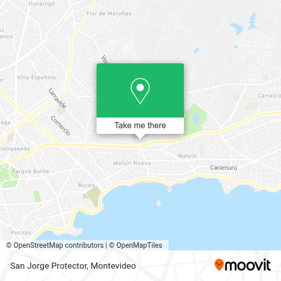 San Jorge Protector map