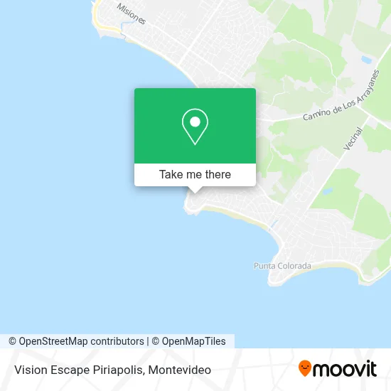 Vision Escape Piriapolis map