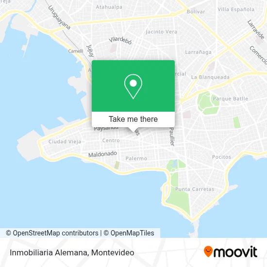 Inmobiliaria Alemana map