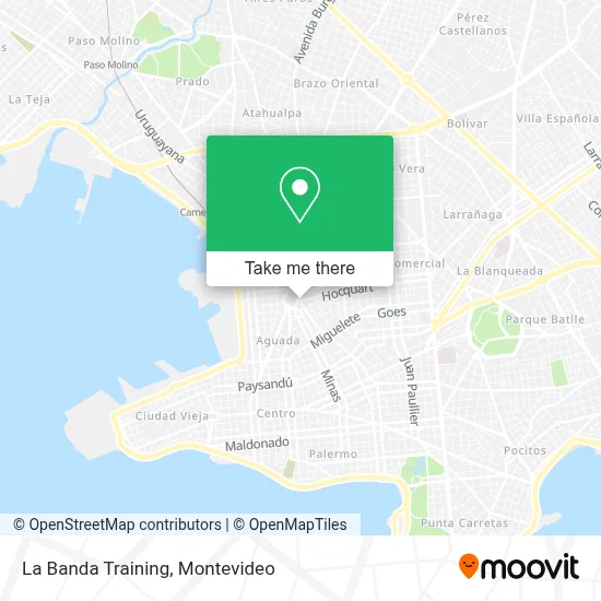 La Banda Training map
