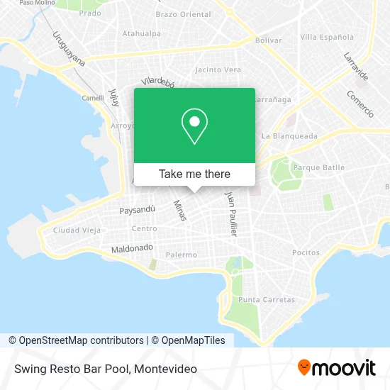 Swing Resto Bar Pool map