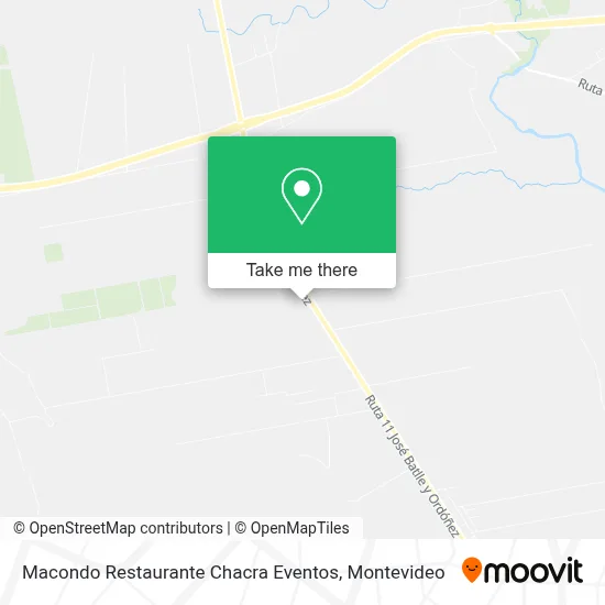 Macondo Restaurante Chacra Eventos map