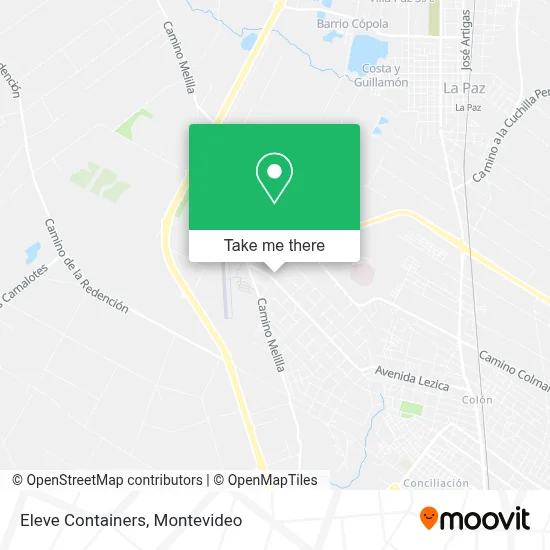 Eleve Containers map