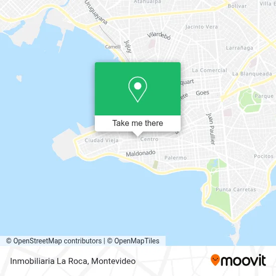 Inmobiliaria La Roca map