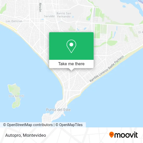 Autopro map