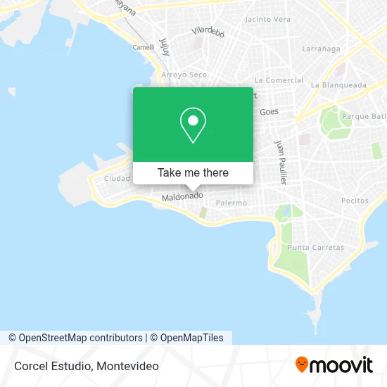 Corcel Estudio map