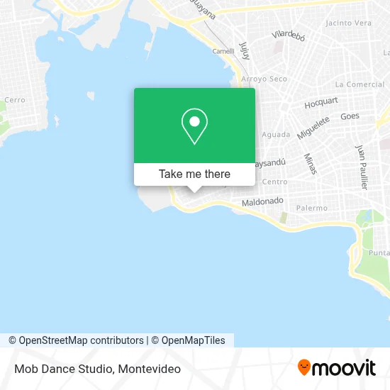 Mob Dance Studio map