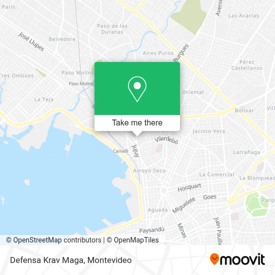 Defensa Krav Maga map
