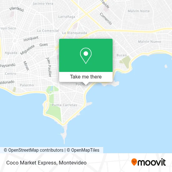 Coco Market Express map