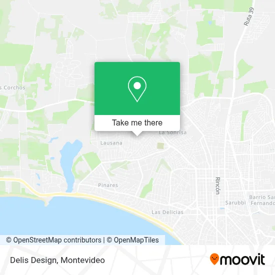Delis Design map