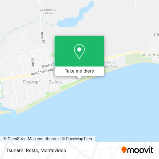 Tsunami Resto map